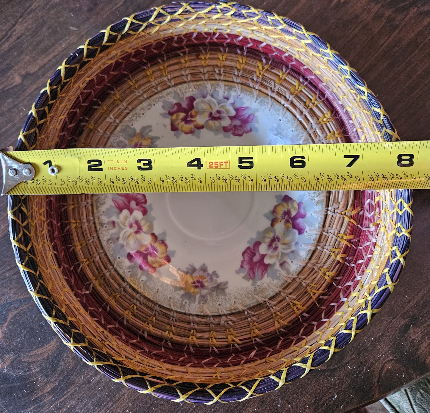 Exquisite Handcrafted Pine Needle Basket
