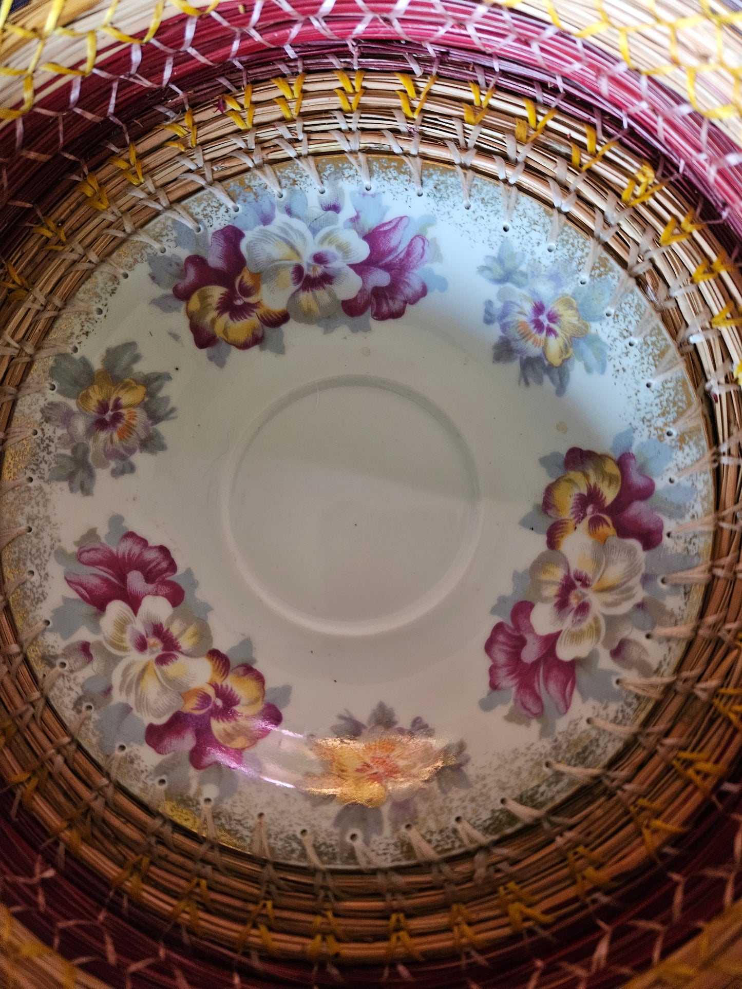 Exquisite Handcrafted Pine Needle Basket
