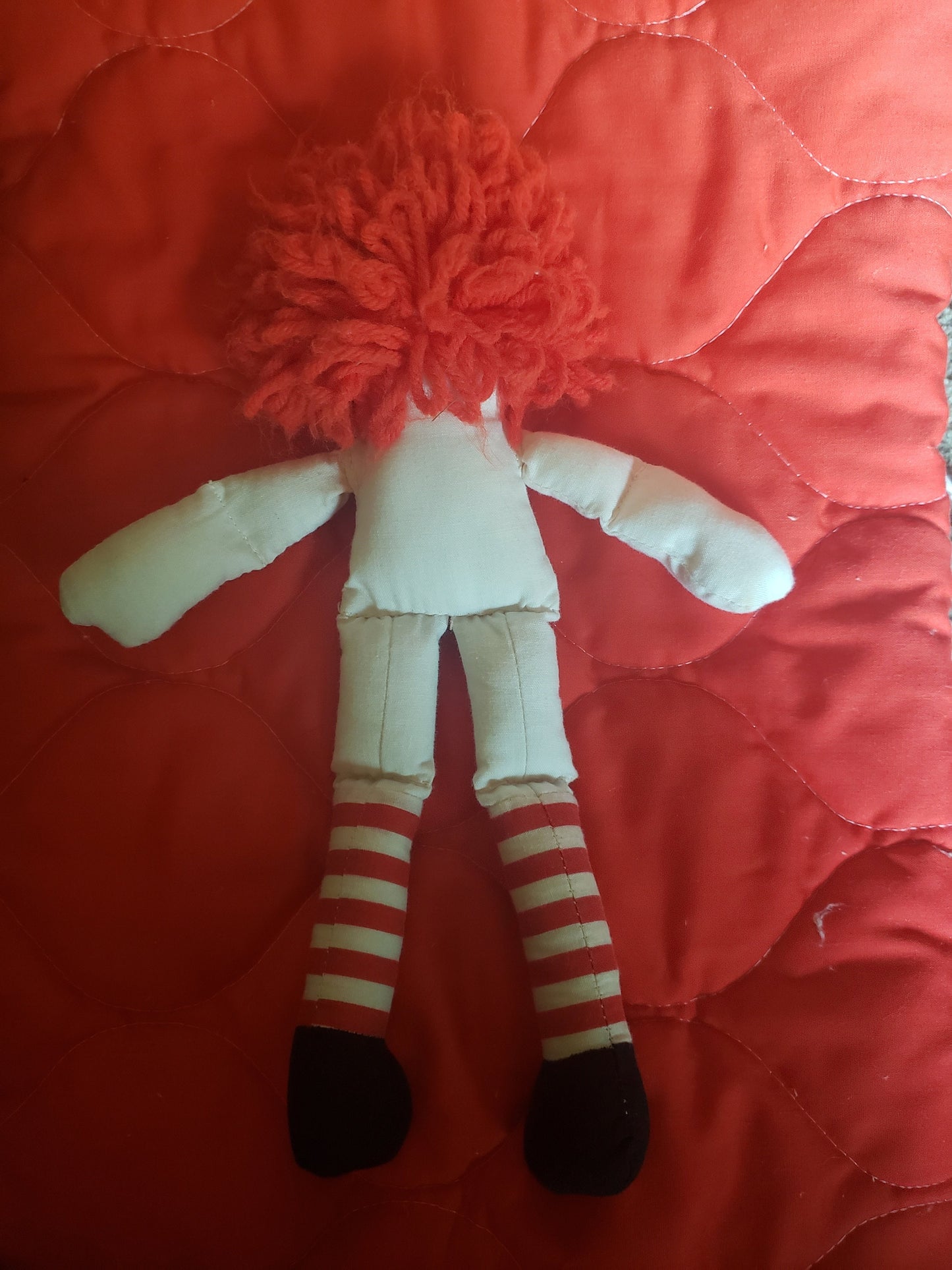 Vintage 12" Raggedy Ann Doll "I Love You"