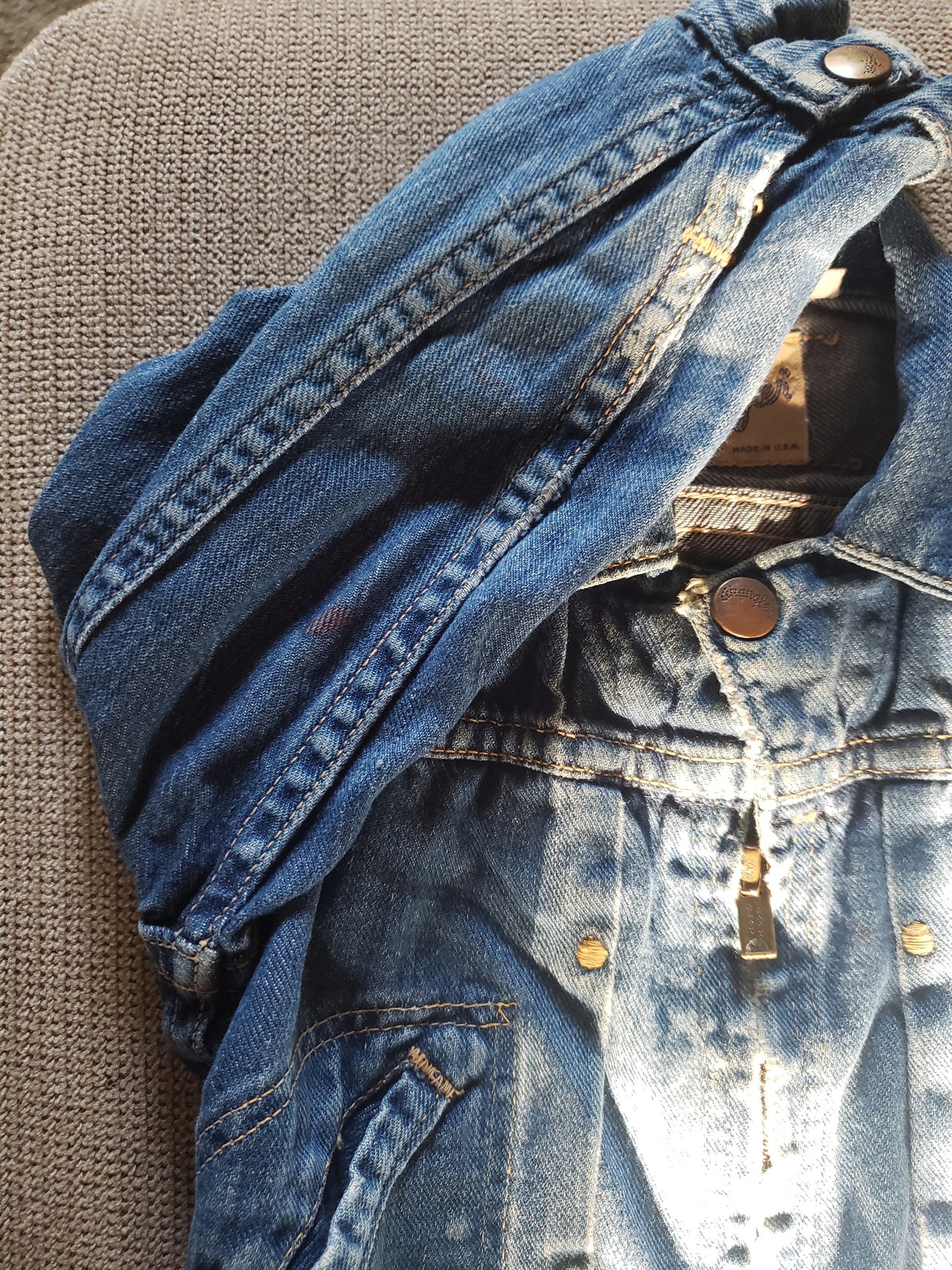 Vintage Wrangler Blue Bell Denim Jacket 4T Kids