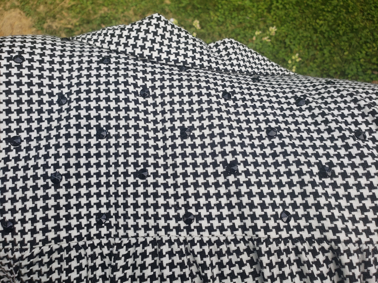 Vintage 1980’s J Hardin Houndstooth Jacket, Pant, and Skirt set