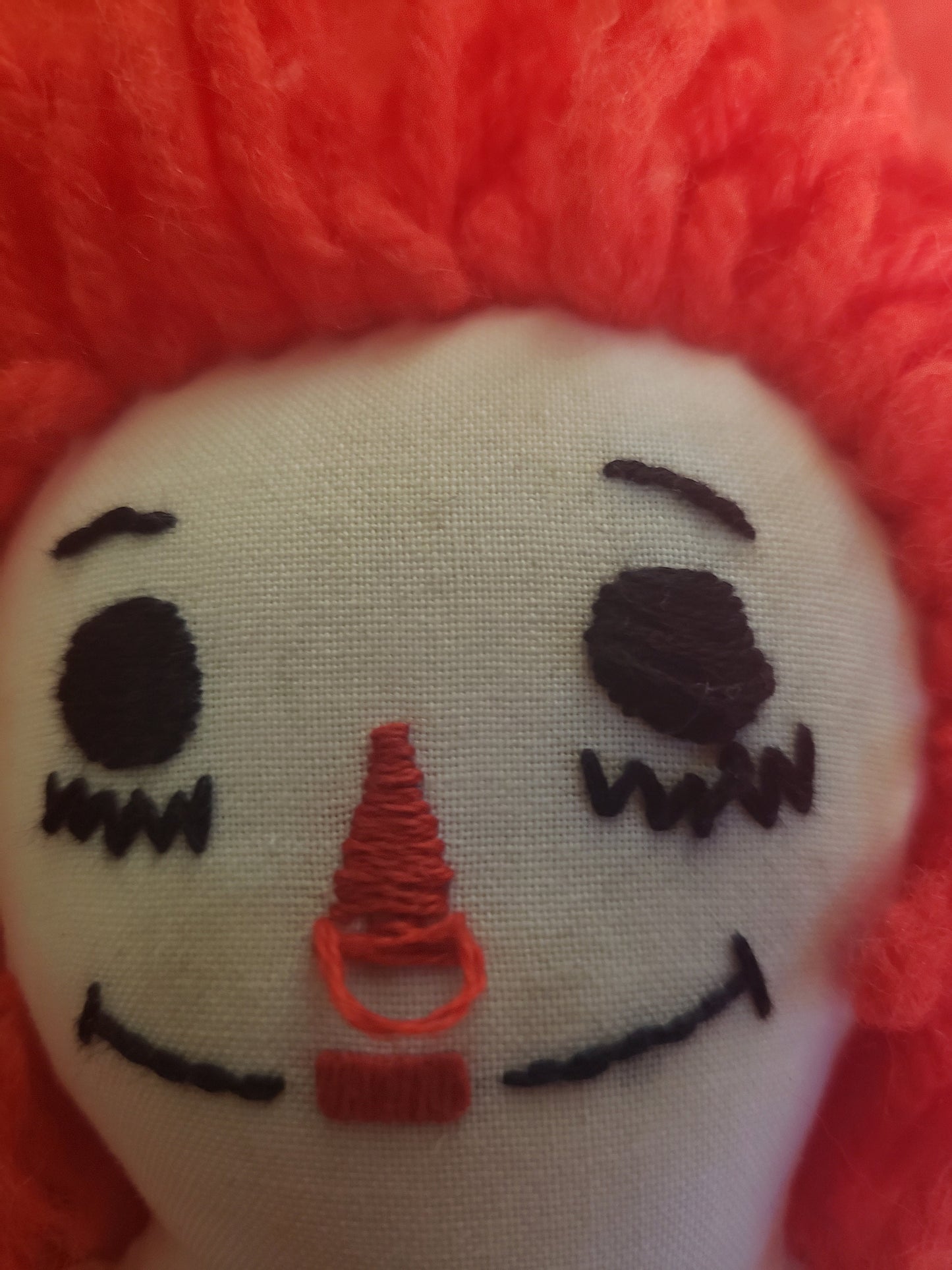 Vintage 12" Raggedy Ann Doll "I Love You"