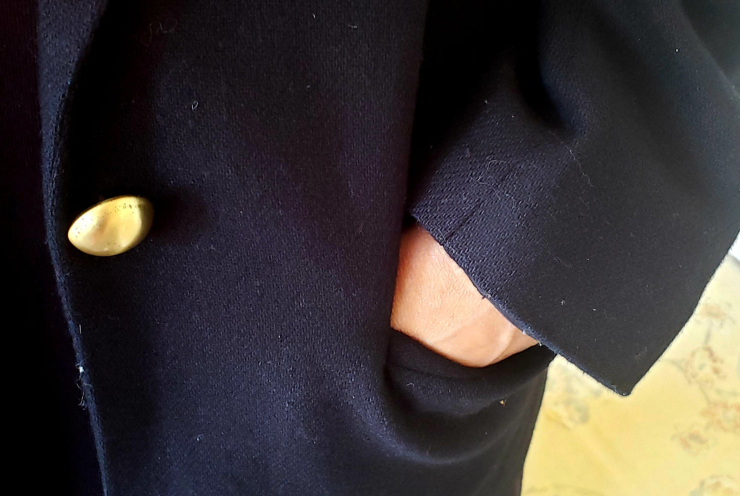 Vintage Black Wool Blazer by Worthington