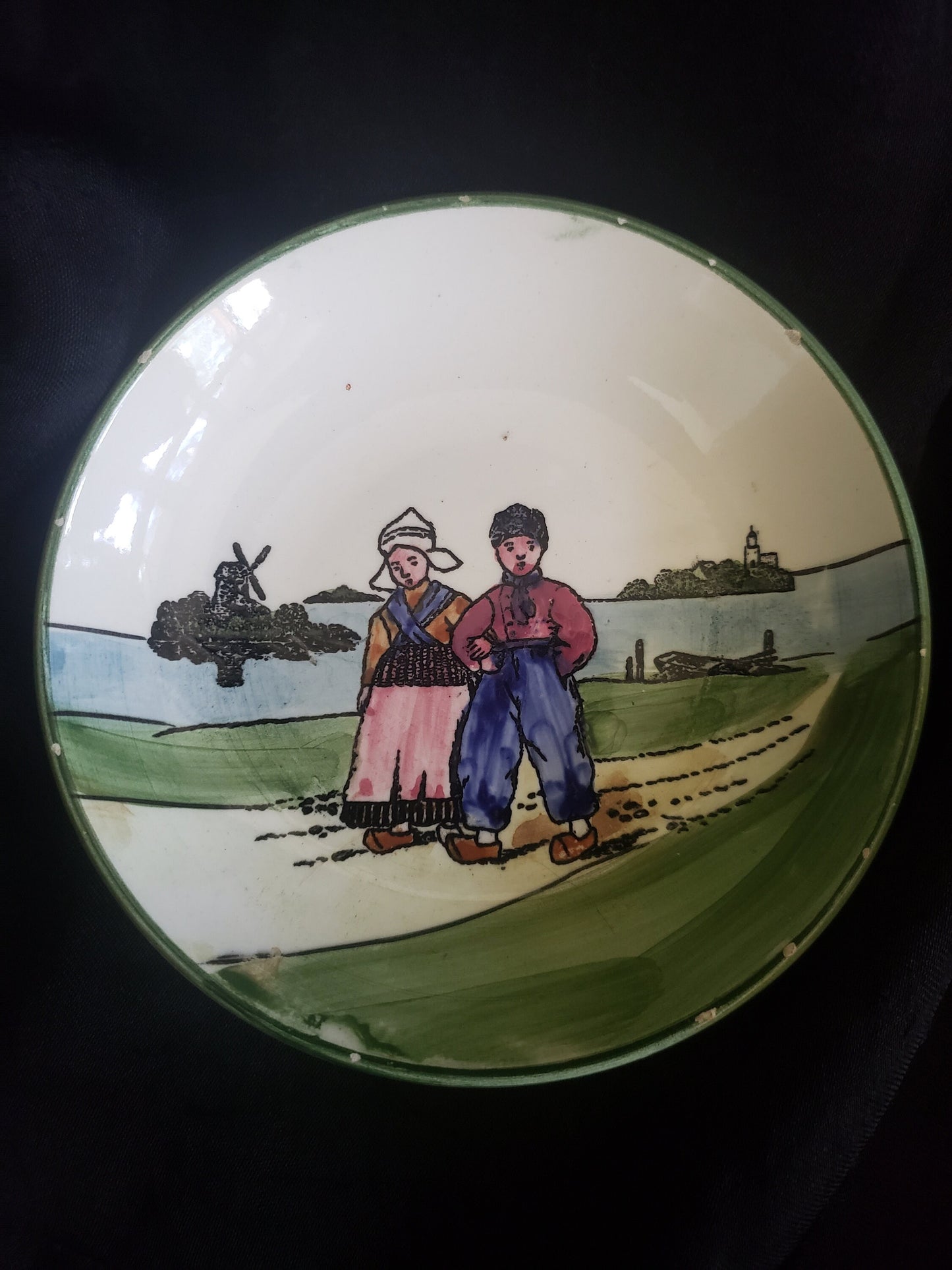 Vintage Hand Painted Porcelain Bowl