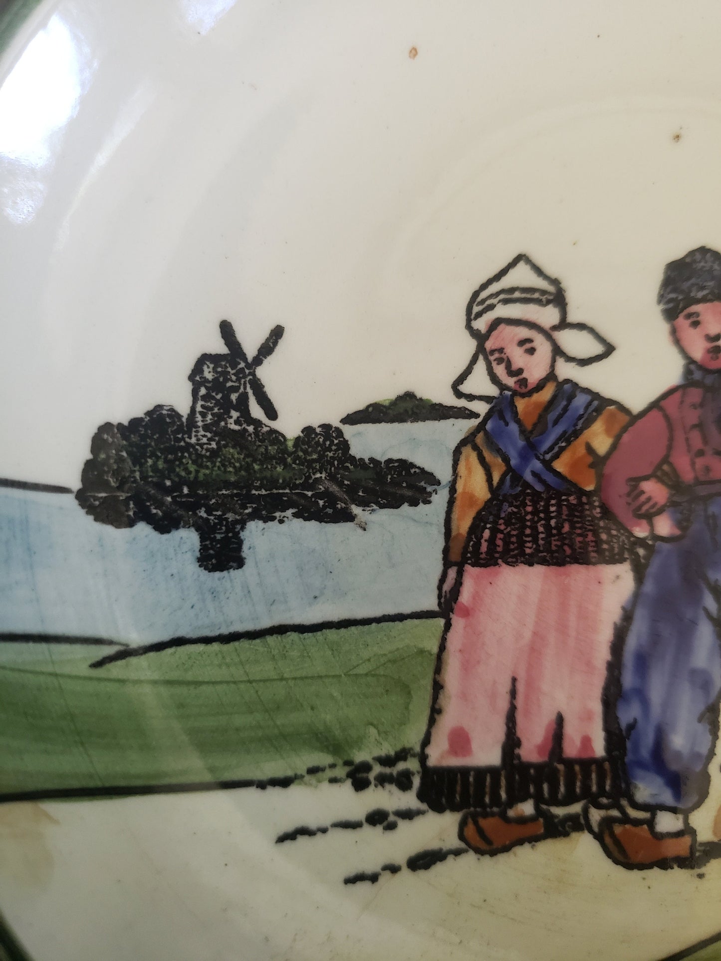Vintage Hand Painted Porcelain Bowl