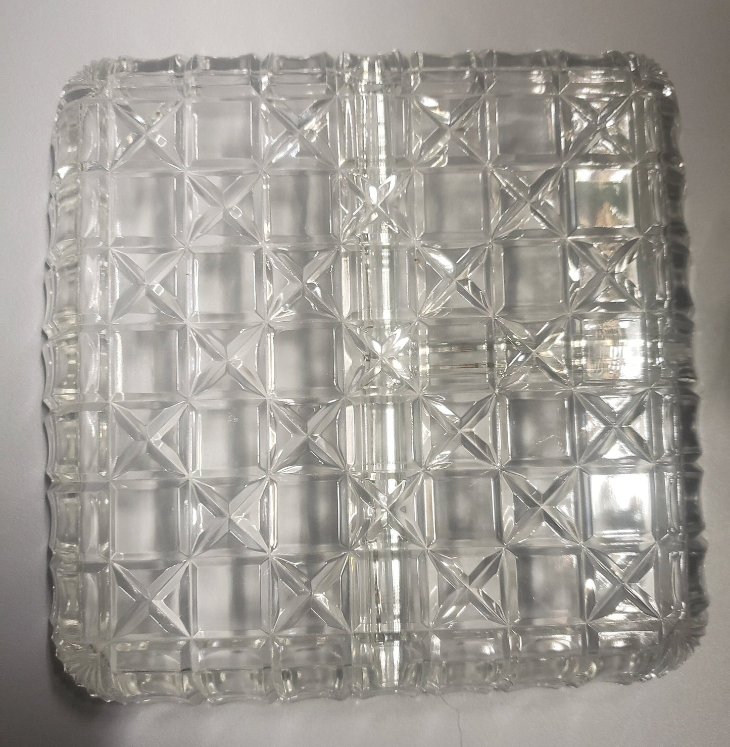 Vintage Hazel Atlas Glass Sandwich/Snack Dish