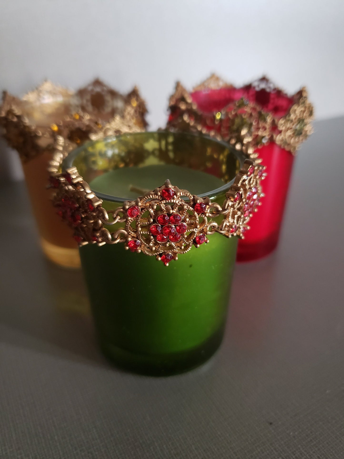 Vintage Scented Jeweled Candles