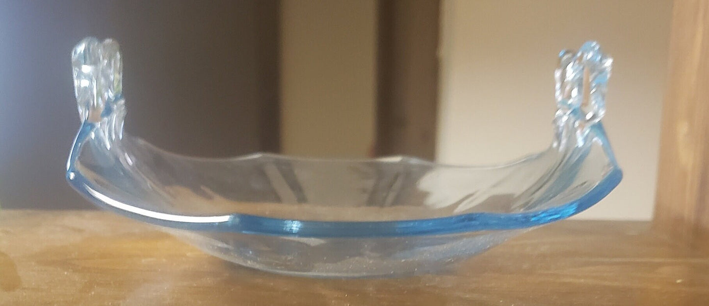 Vintage Light Blue Nut/Candy Dish
