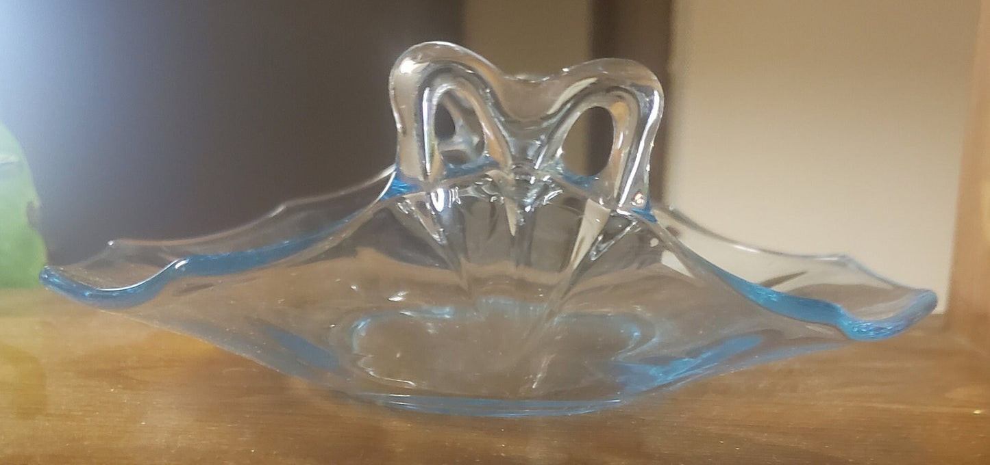 Vintage Light Blue Nut/Candy Dish