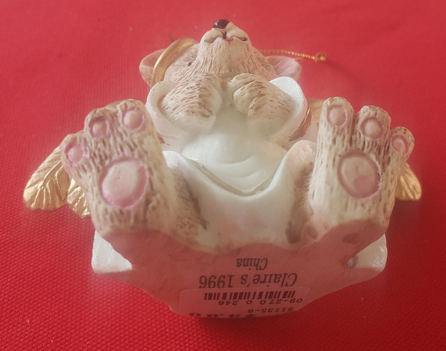 Adorable Angel Bear Christmas Ornament