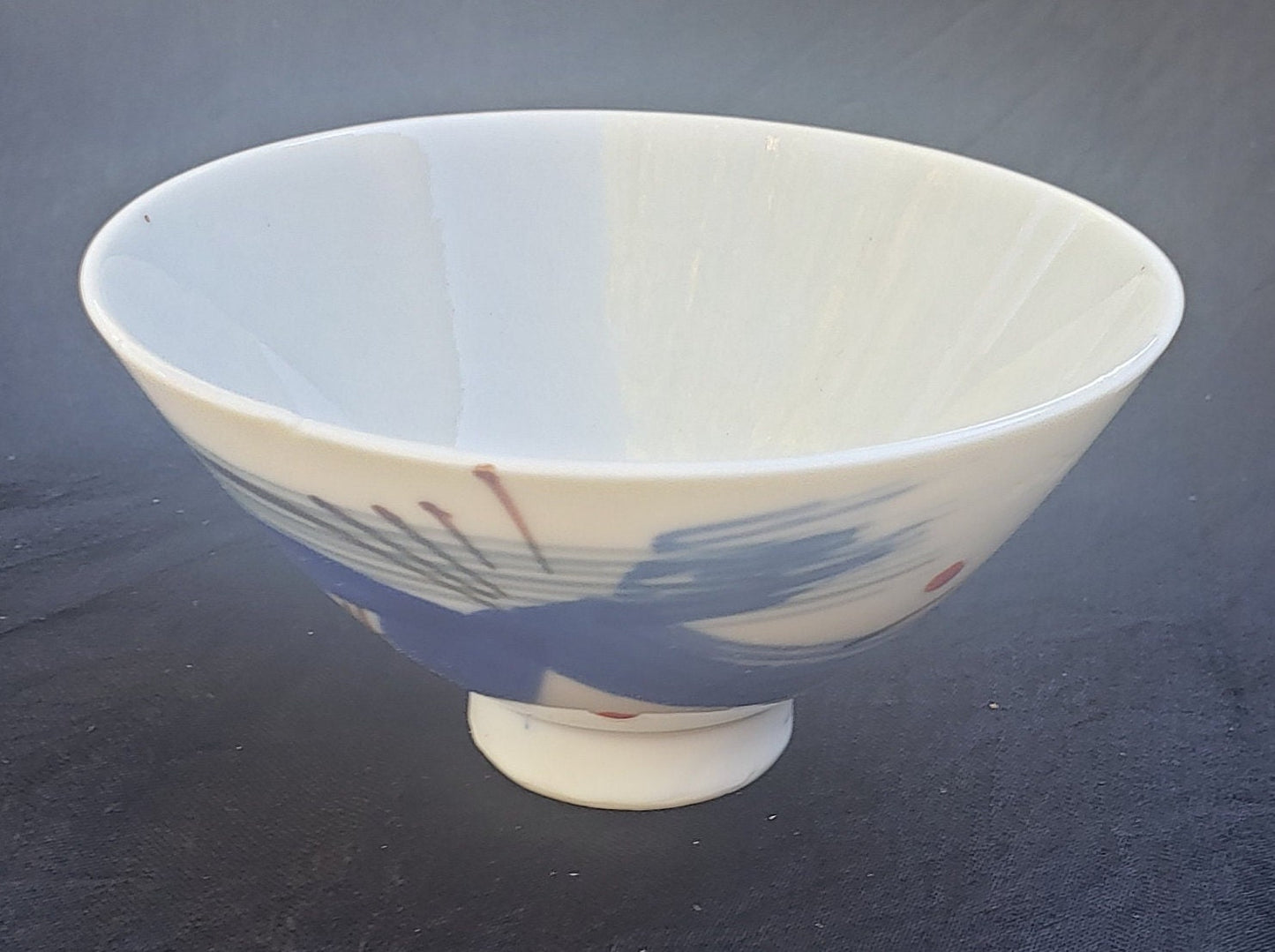 Vintage Japanese Porcelain Rice Bowl