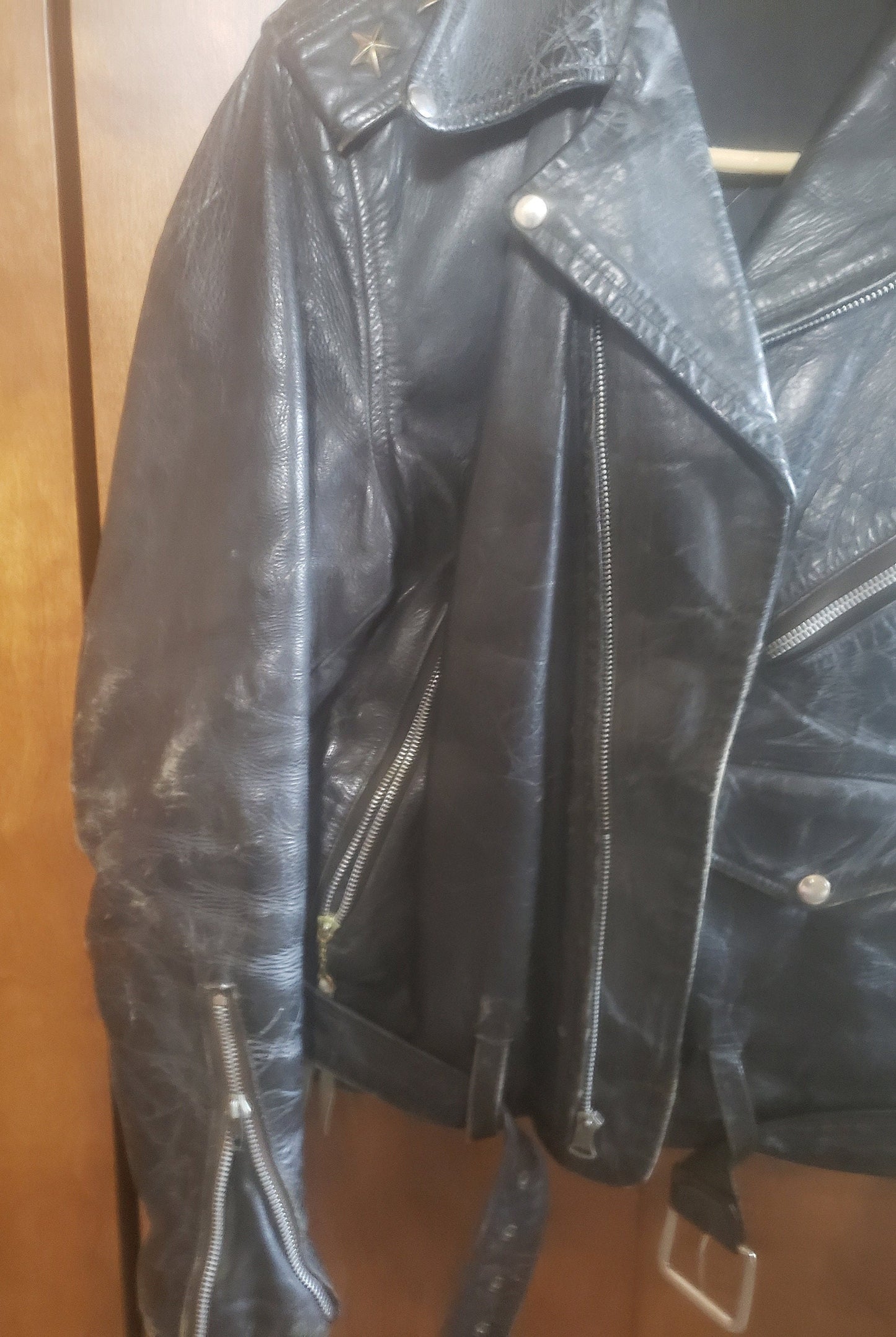 1950's Penny's Genuine Steerhide Motorcycle Jacket