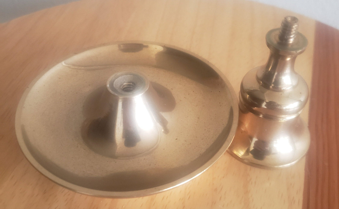 Vintage Solid Brass Candlestick Holder