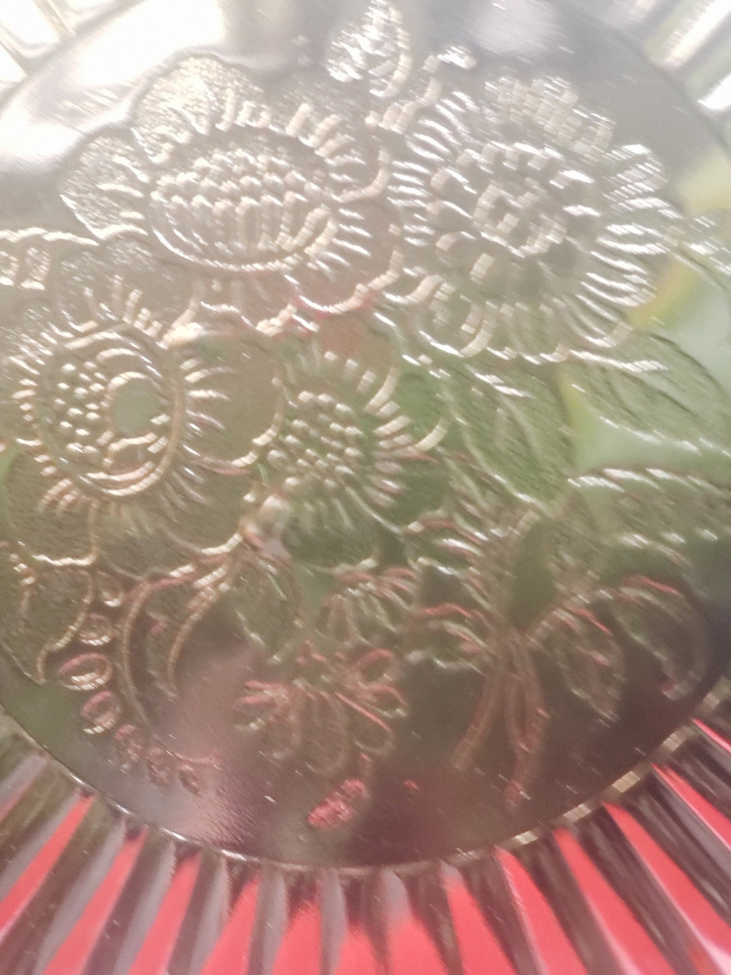 Vintage Pink Depression Glass Cake Plate With Handles