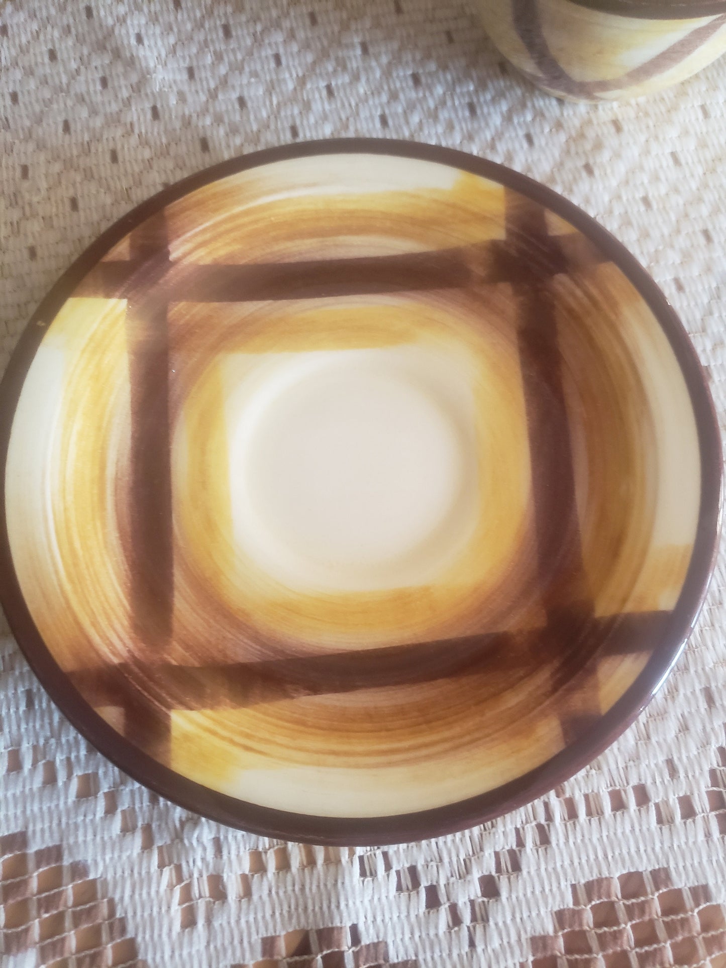Vintage Vernonware Organdie Pattern Cup and Saucer Set