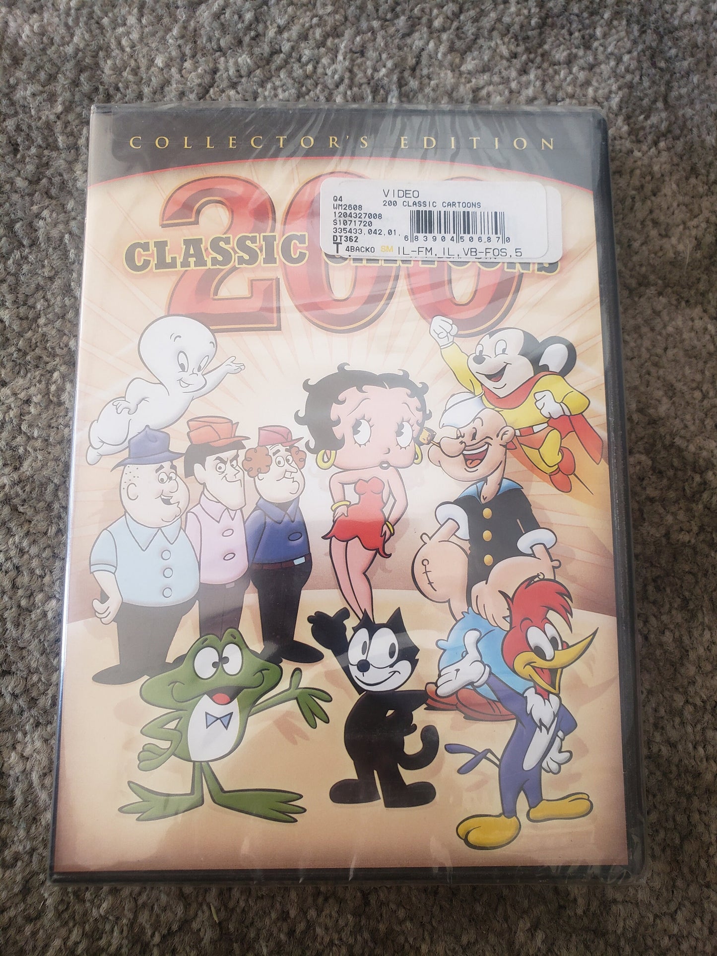 200 Classic Cartoons Collectors Edition 4 Disc Set