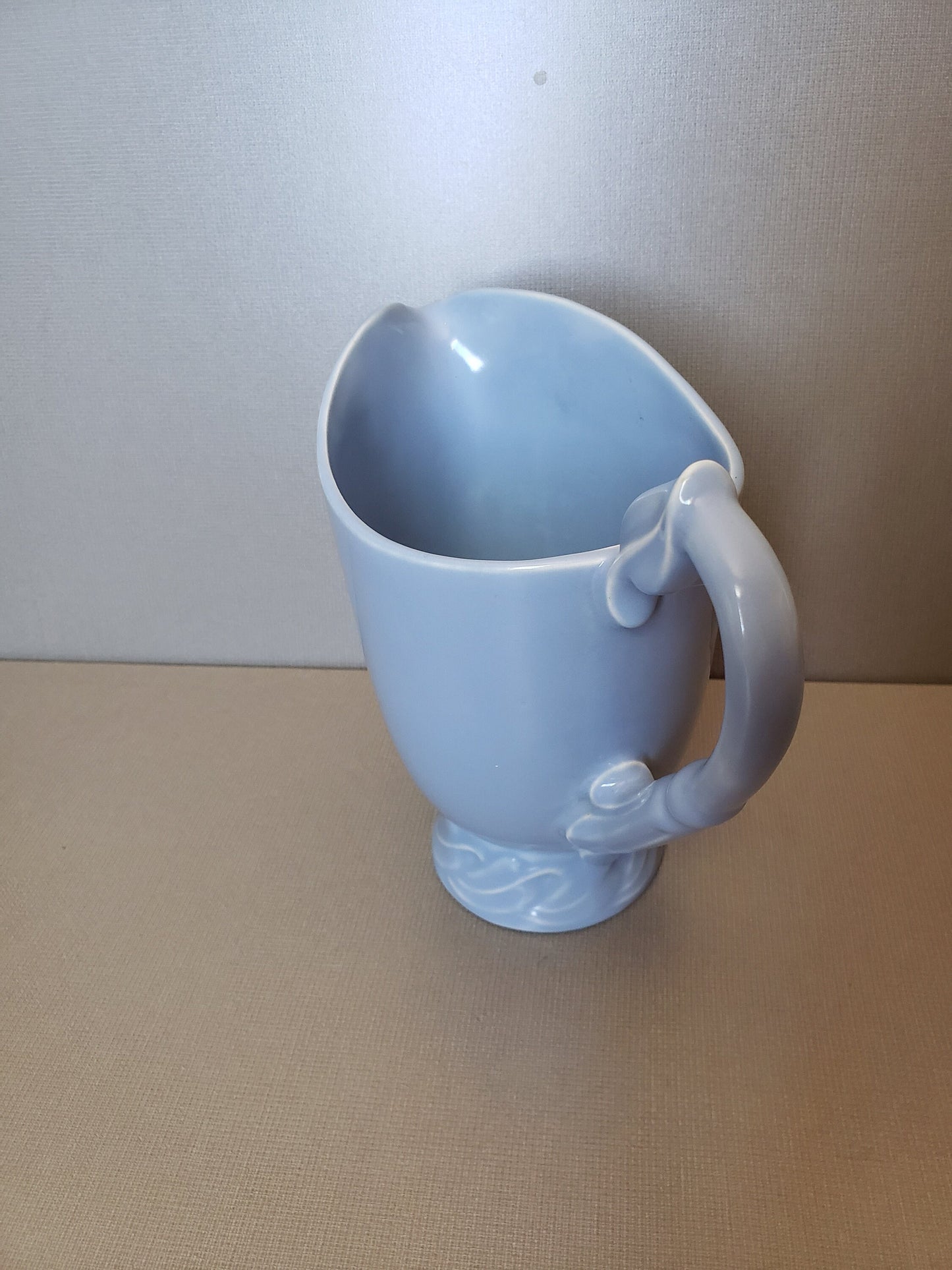 Vintage Vernonware Periwinkle Blue Pitcher