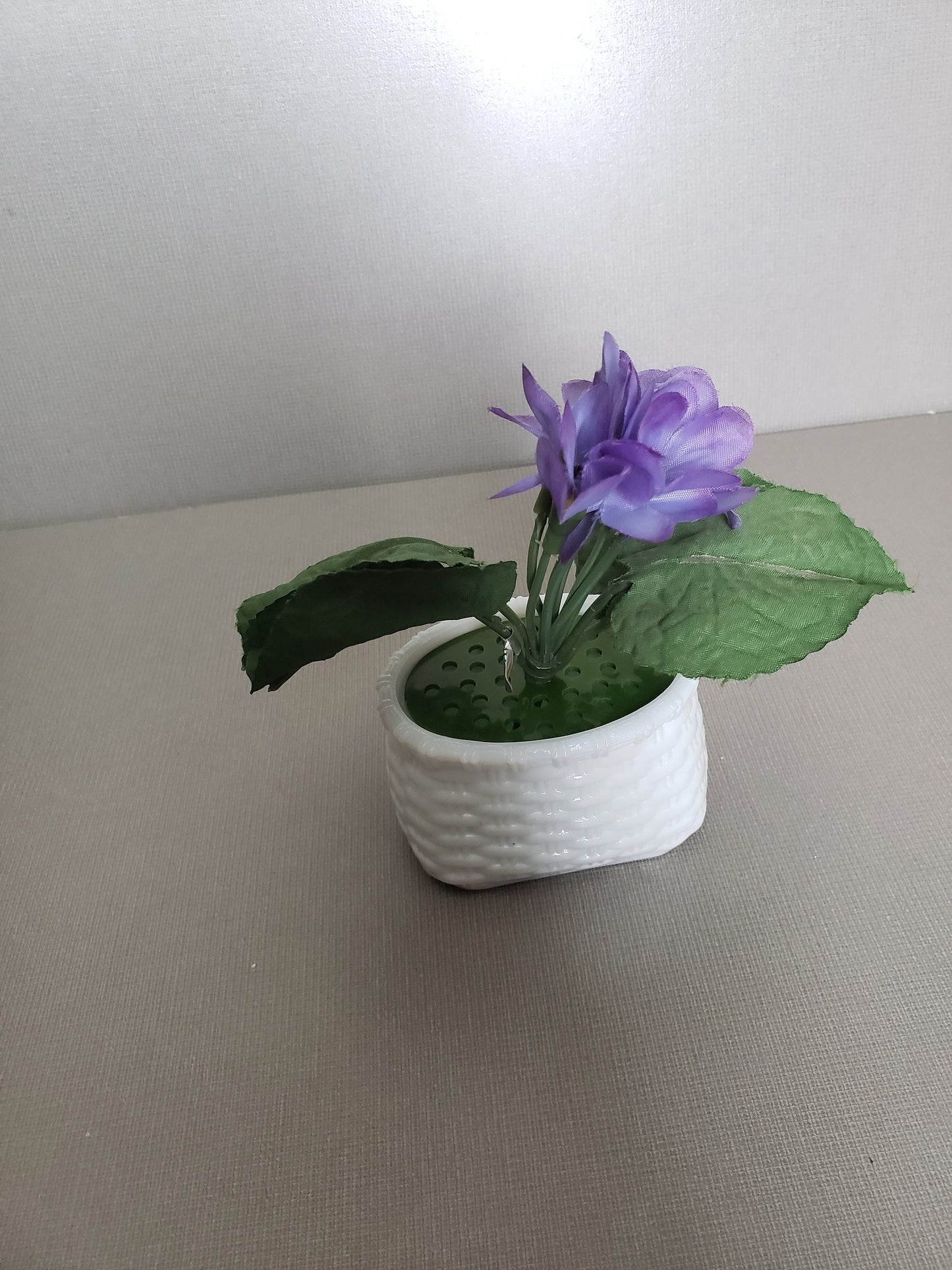 Vintage Avon Basket of Violets Pomander