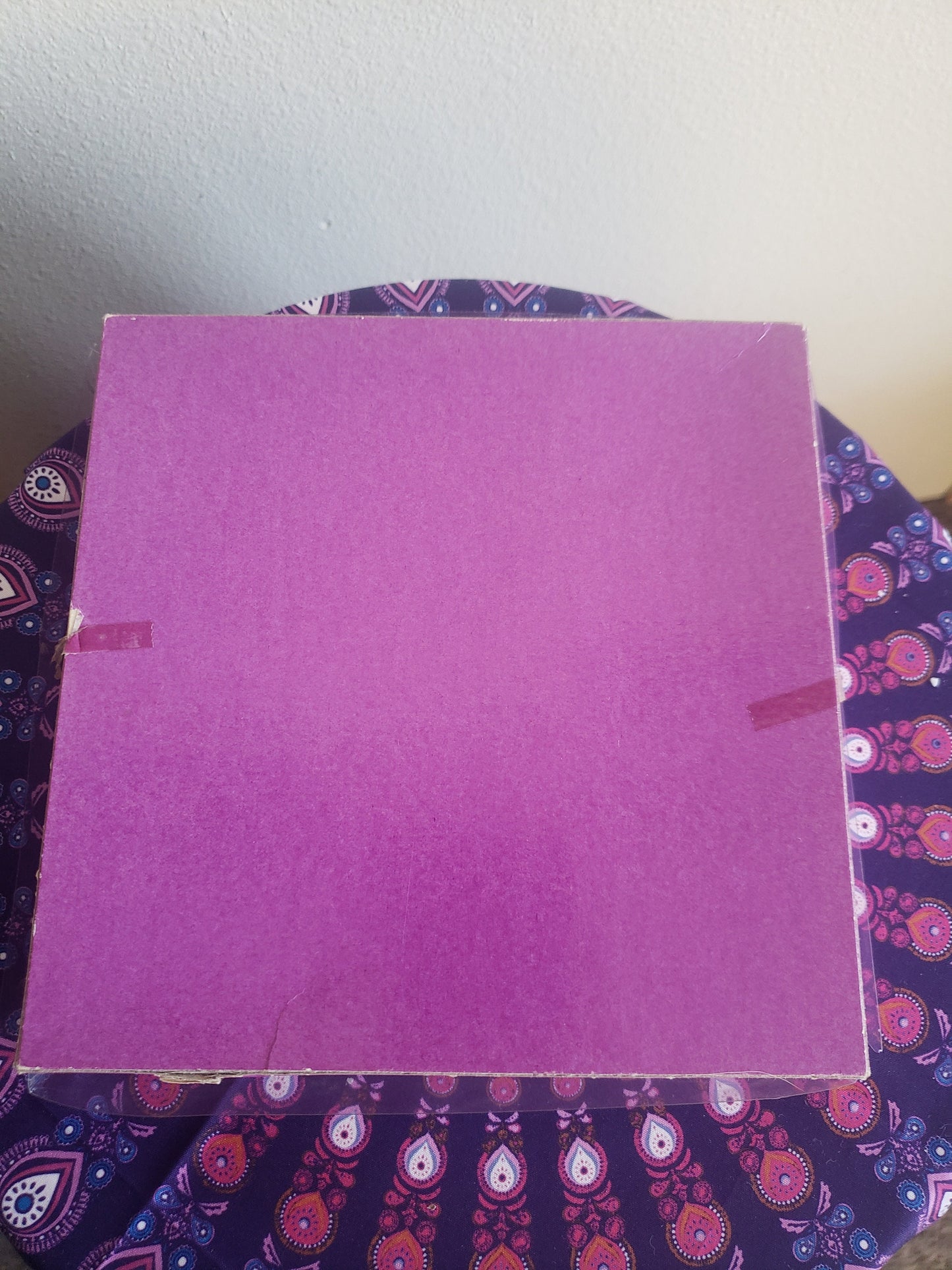 Vintage Paper Table Napkins - Purple Flower Bouquets