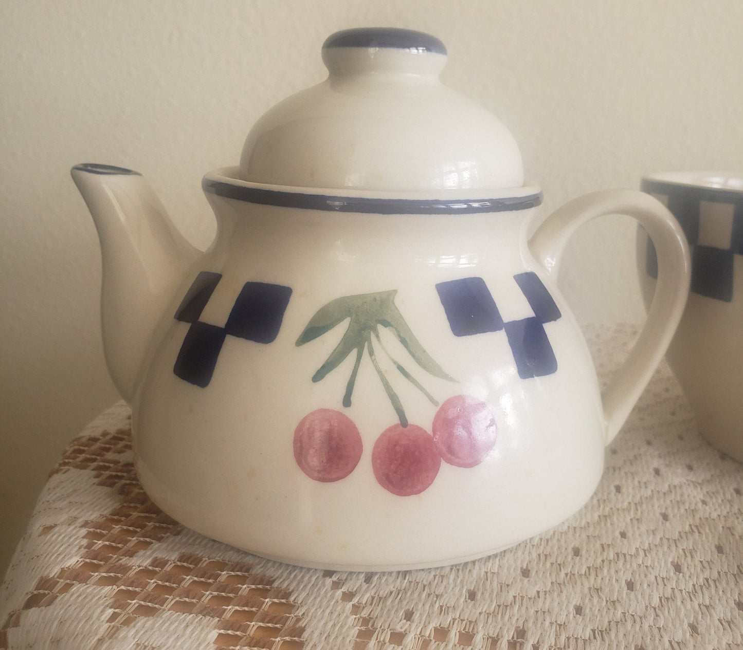 Stackable Tea for One Set - Chipped Rim