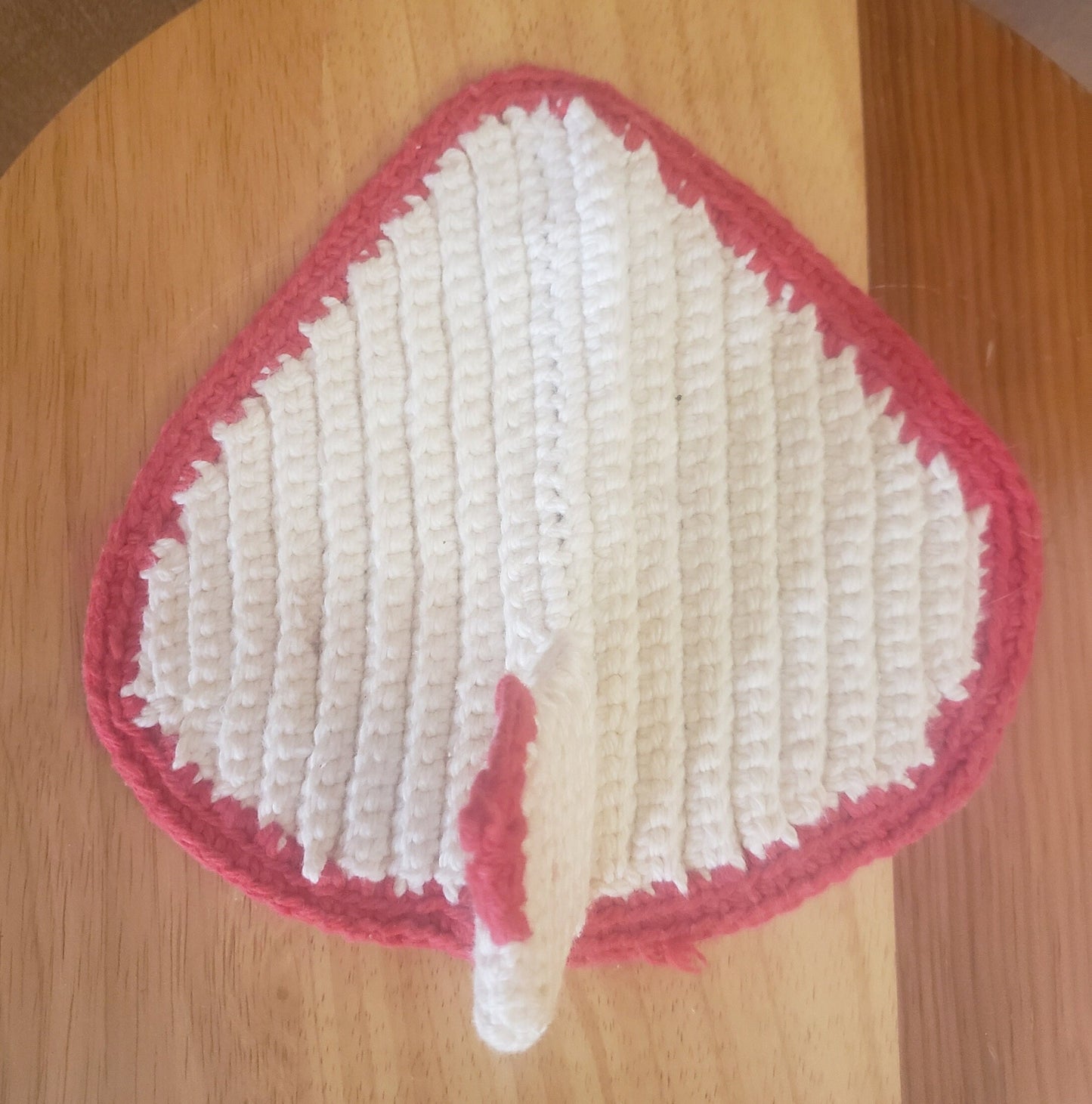 Vintage Red and White Potholders Set
