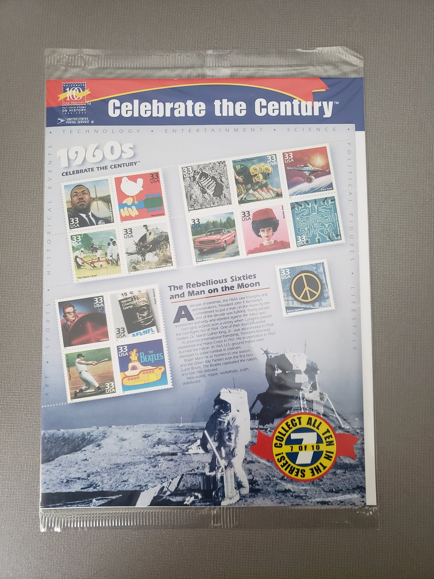 Vintage Stamp Collection Set