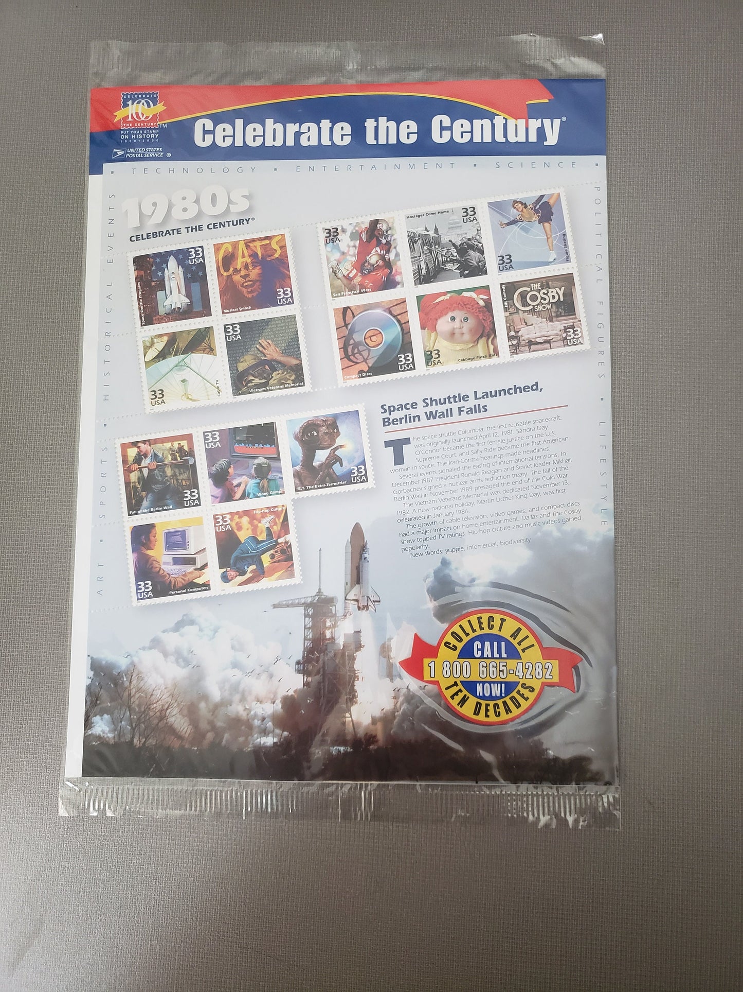 Vintage Stamp Collection Set