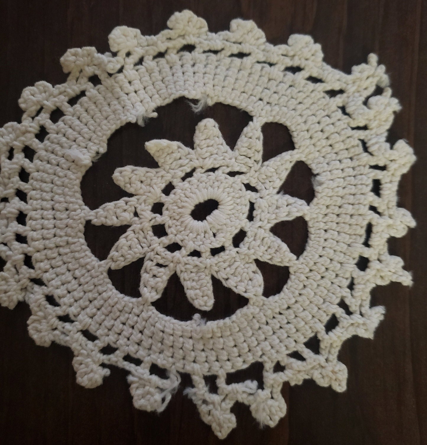 Vintage Crocheted Doilies Set
