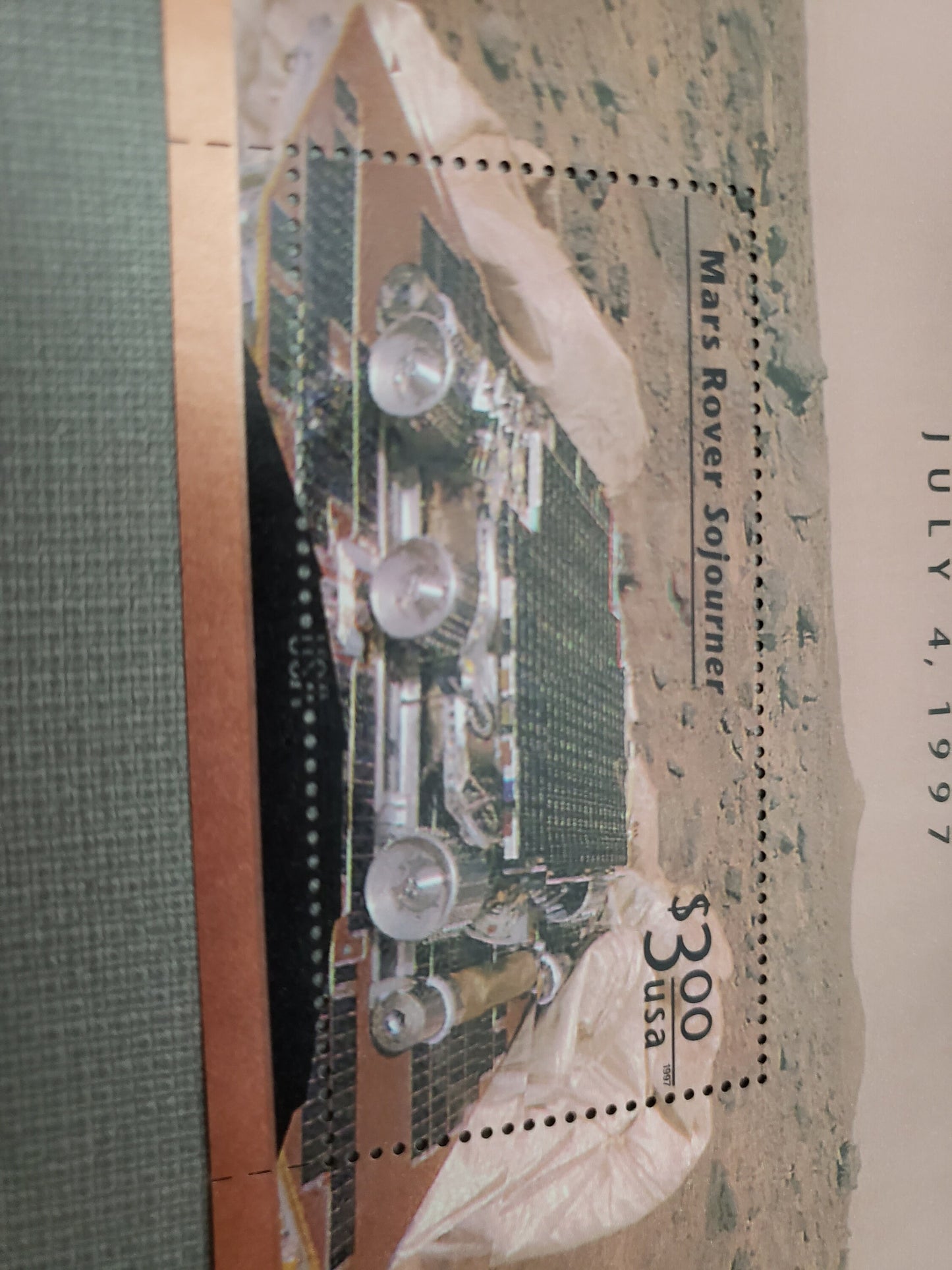 1997 Mars Pathfinder Stamp Souvenior
