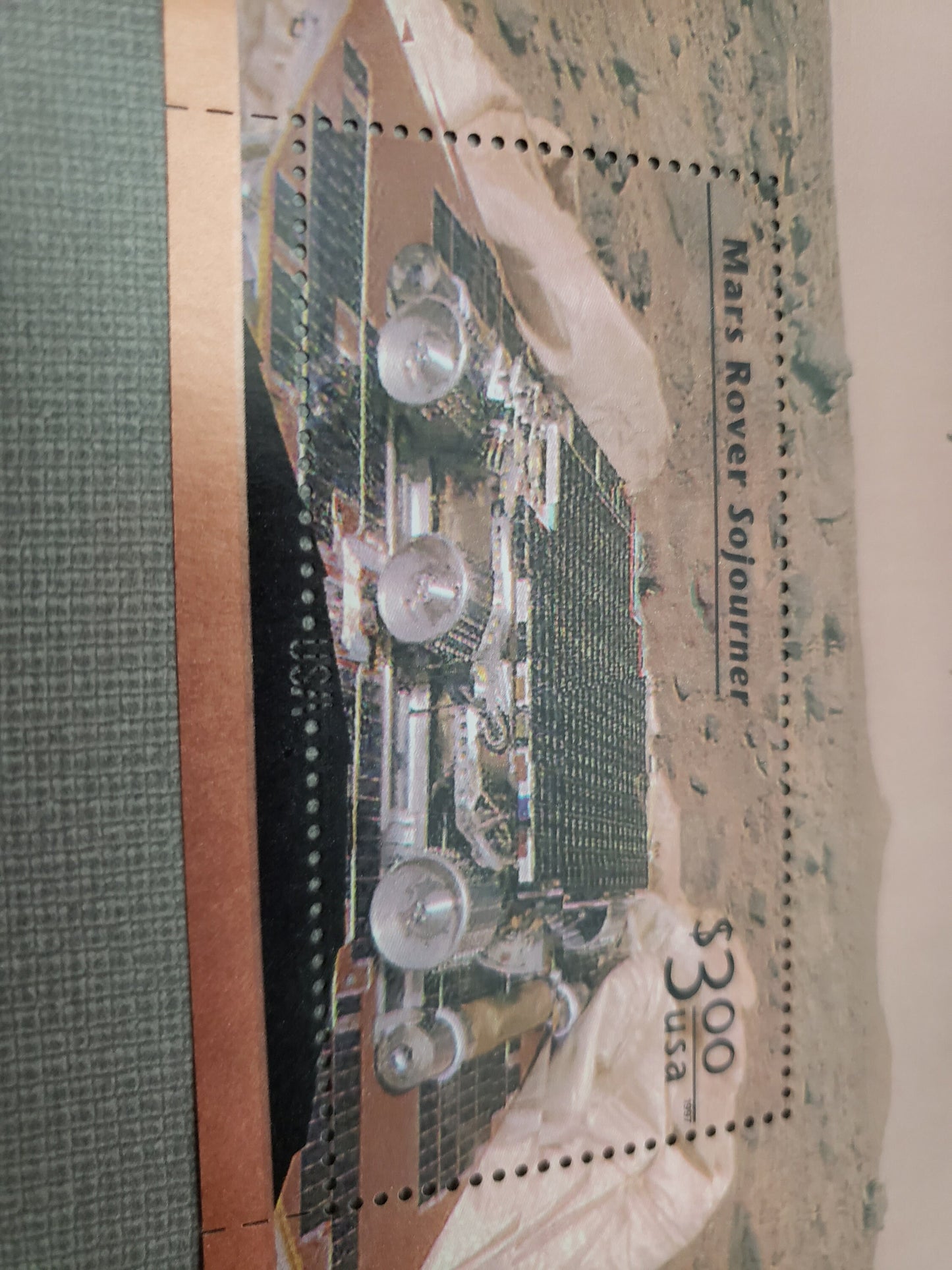 1997 Mars Pathfinder Stamp Souvenior