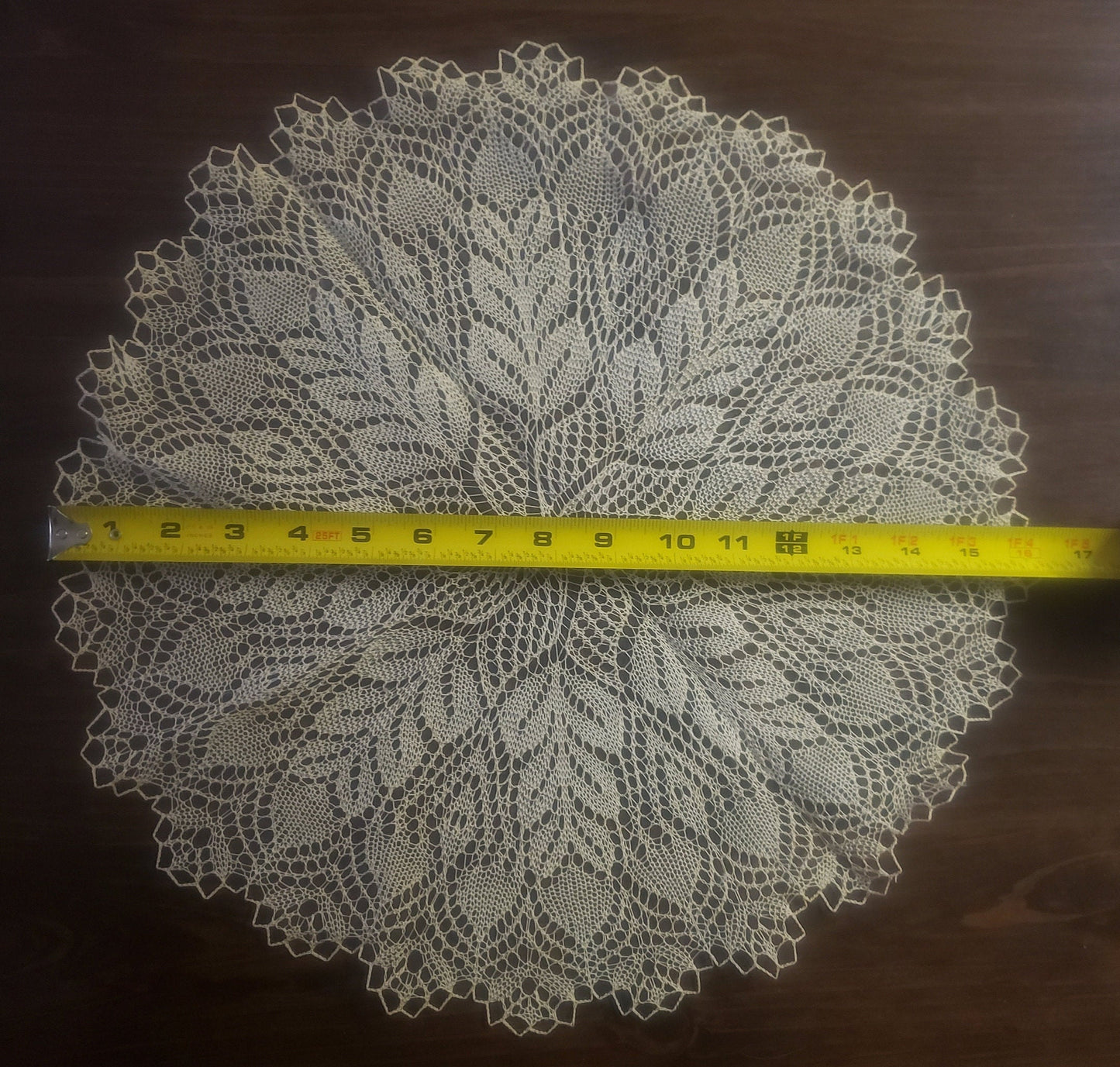 Vintage Handmade Crocheted Lace Doily