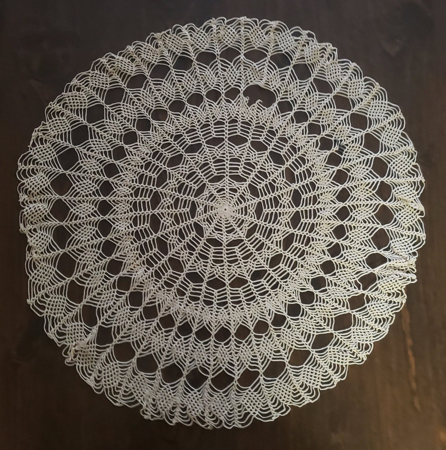 Elegant Beige Vintage Doily