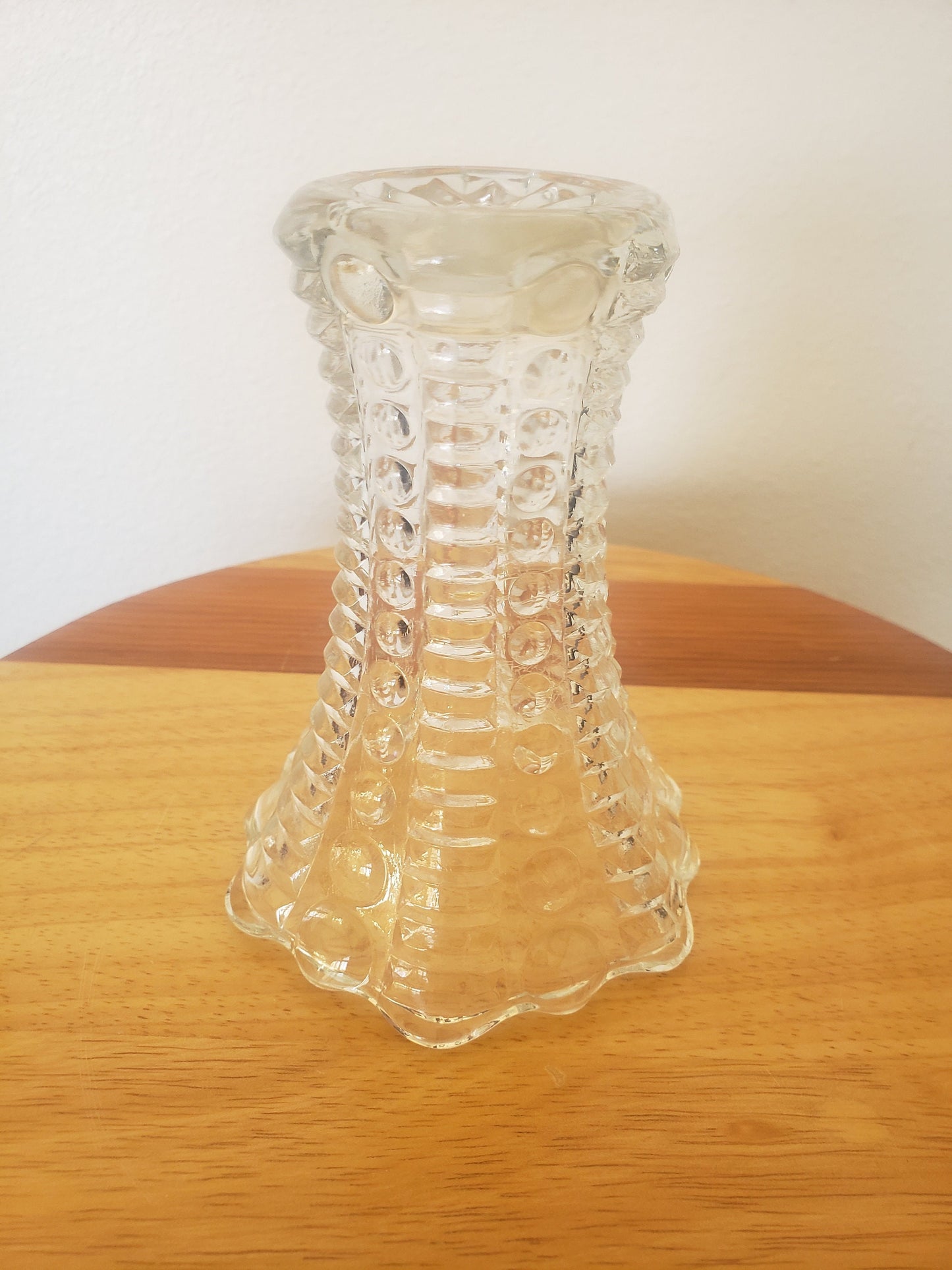 Vintage Ball & Rib Vase