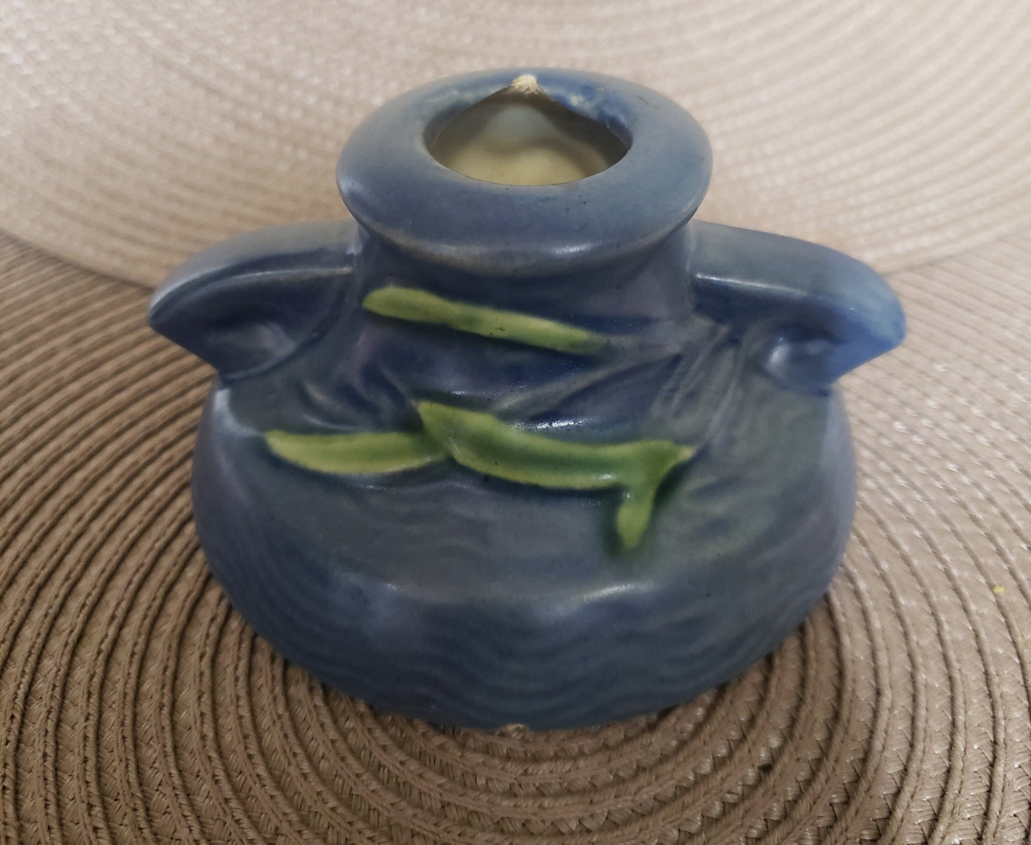 Roseville Pottery Freesia 1160-2" Candle Holder.