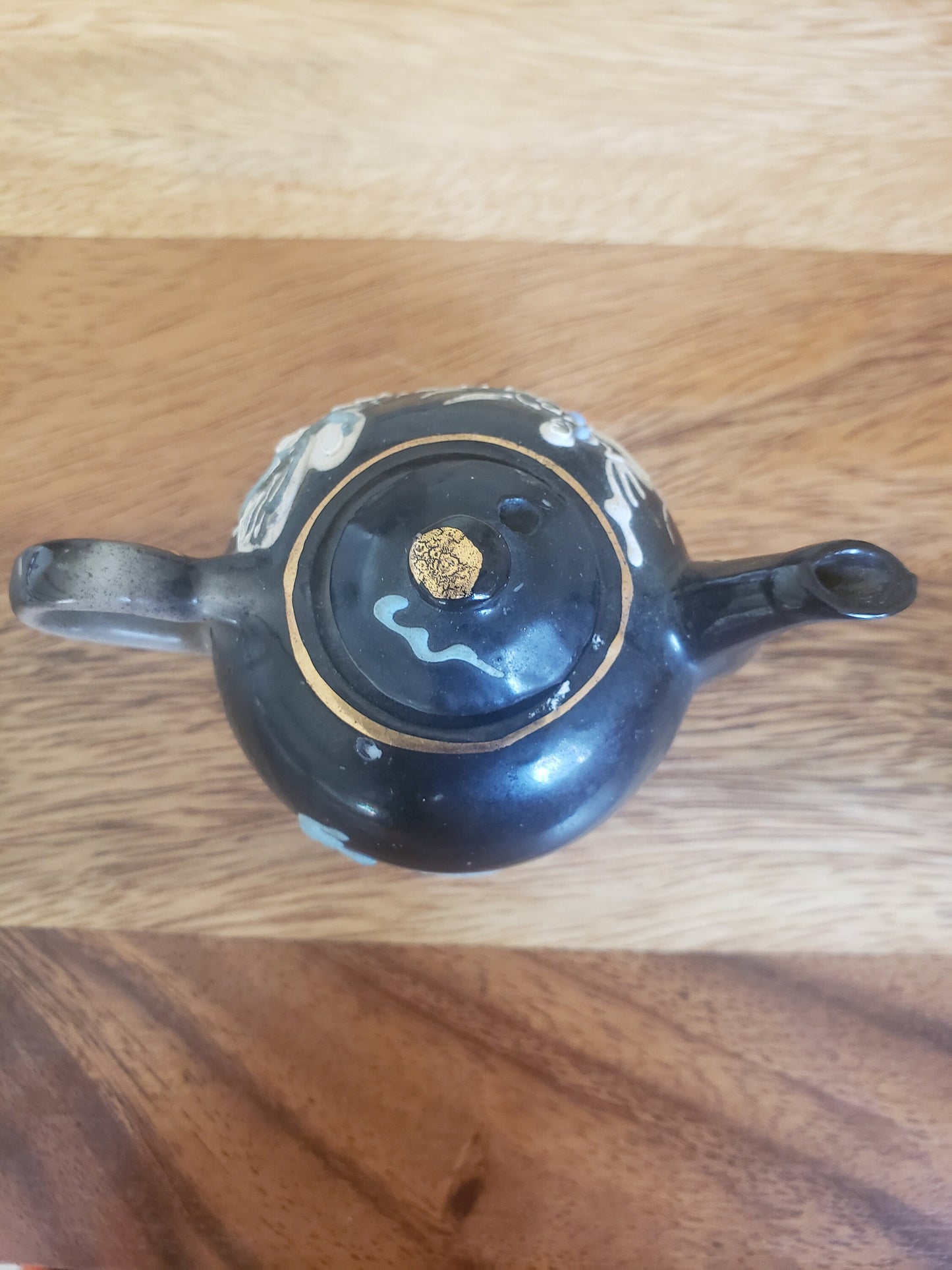 Cute Little Hand Painted Dragonware Teapot