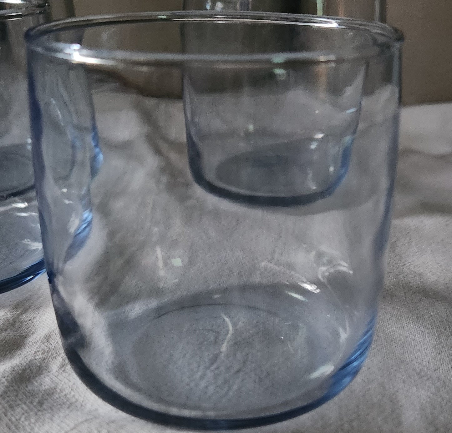 Vintage Anchor Hocking Misty Blue Glassware - Set of 4
