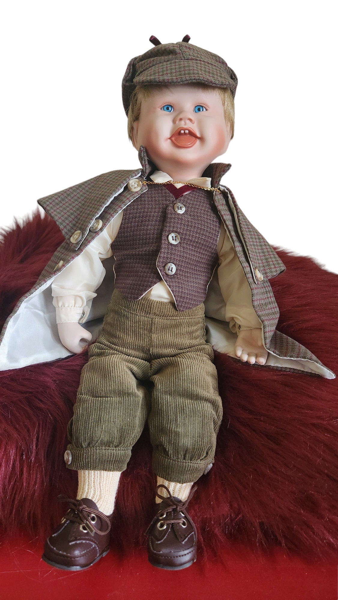 Little Sherlock Porcelain Doll