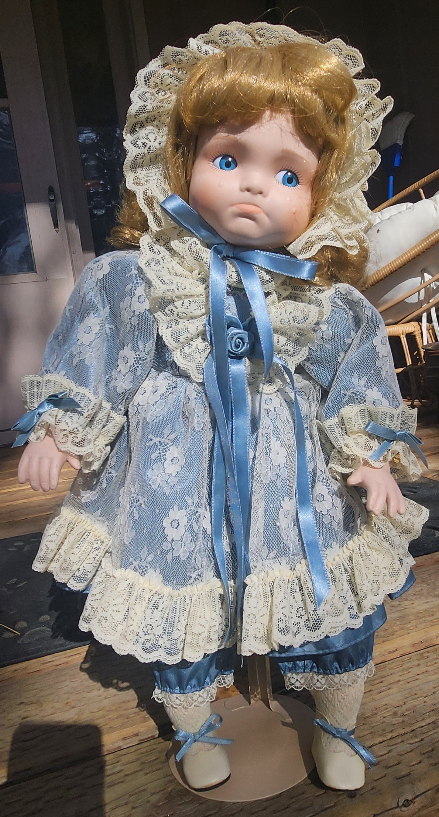 Joanne By Seymour Mann 18" Porcelain Doll Collectible