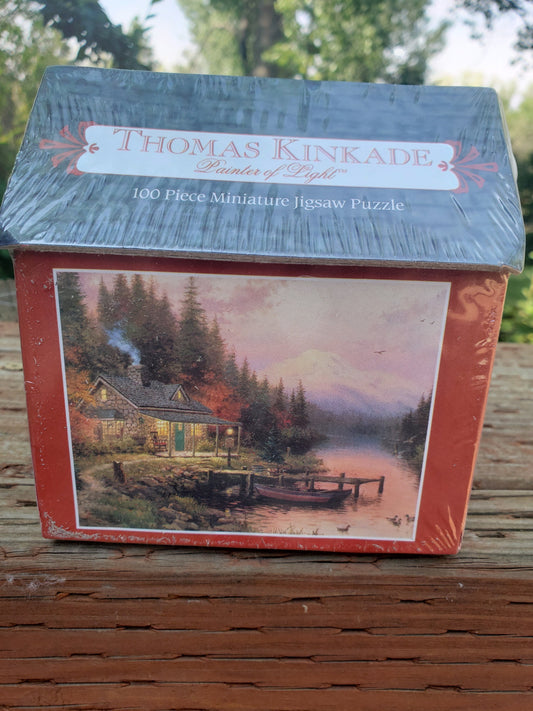 Thomas Kinkade Painter of Light 100pc. Miniature Puzzle
