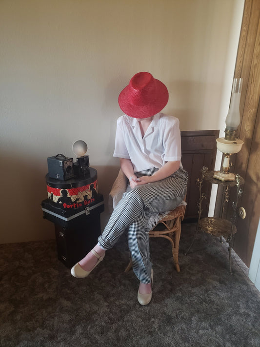 Vintage 1980’s J Hardin Houndstooth Jacket, Pant, and Skirt set