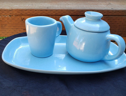 Frankoma Pottery Collection - Blue Mountain Haze Glaze