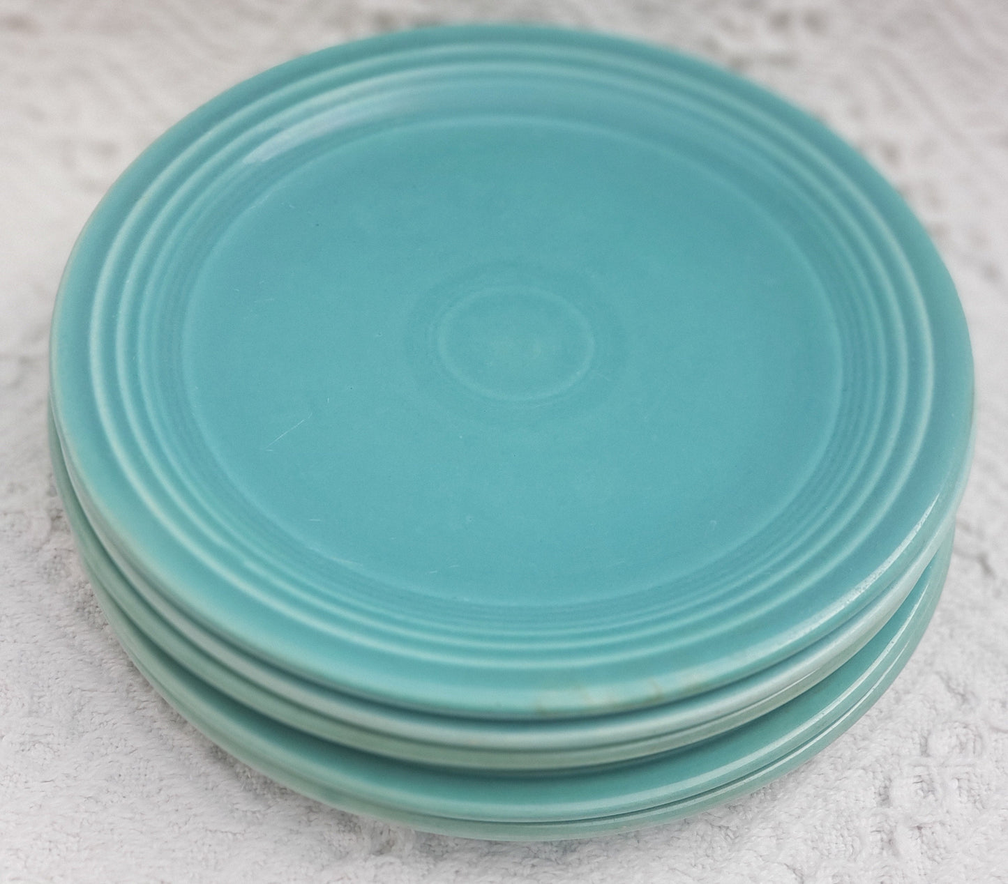 Set of Vintage Fiesta Pottery Salad Plates