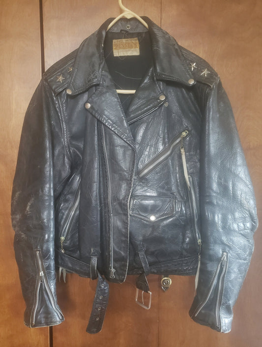 1950's Penny's Genuine Steerhide Motorcycle Jacket