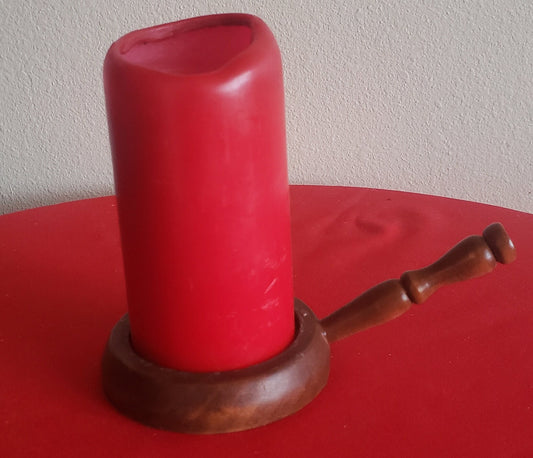 Vintage Wooden Candle Holder