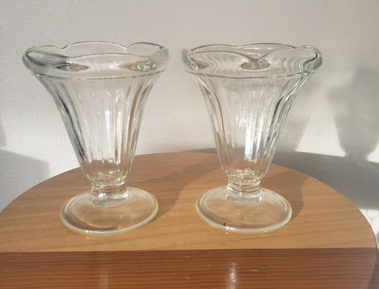 Nostalgic Ice Cream Glasses
