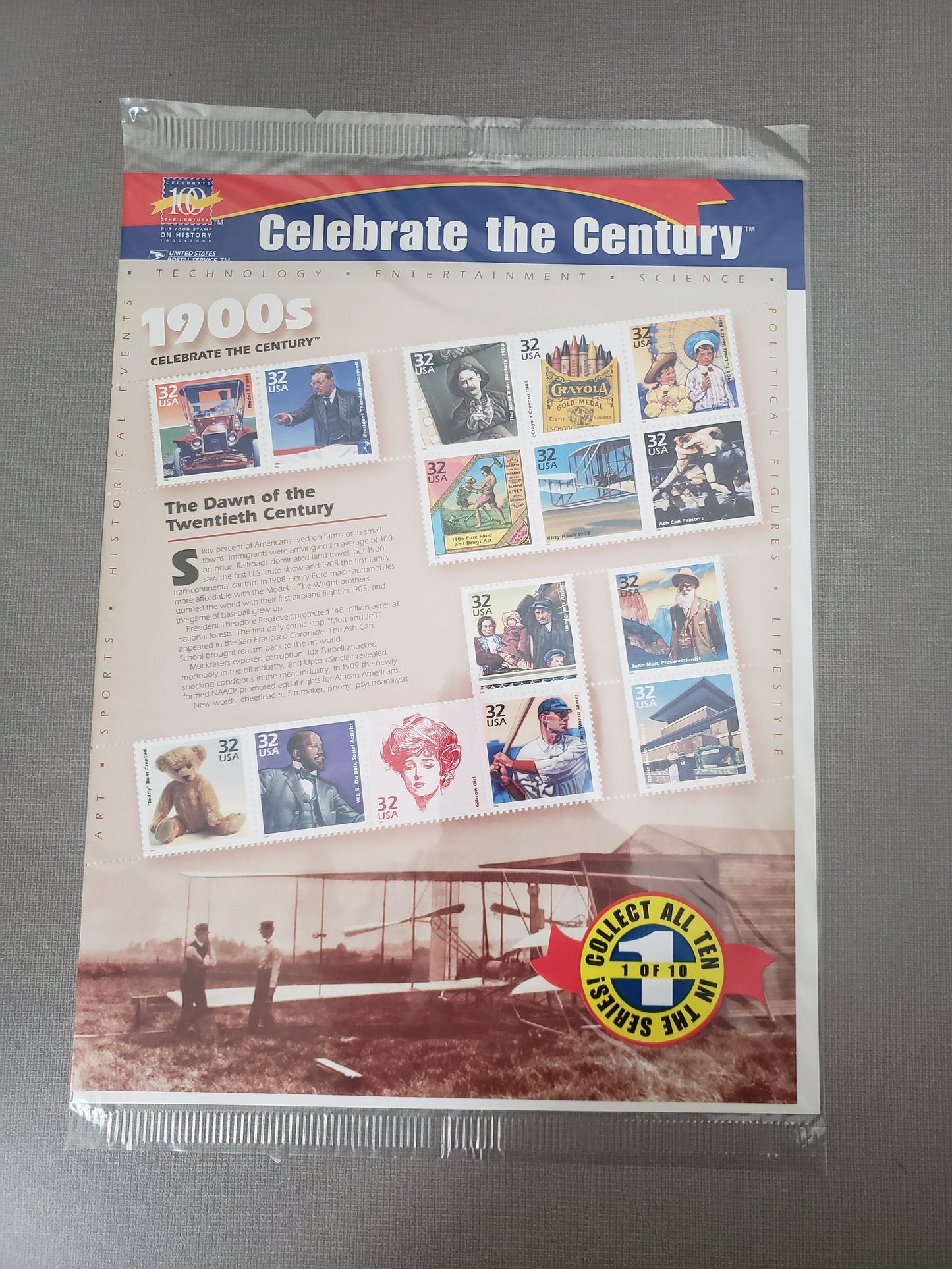 Vintage Stamp Collection Set