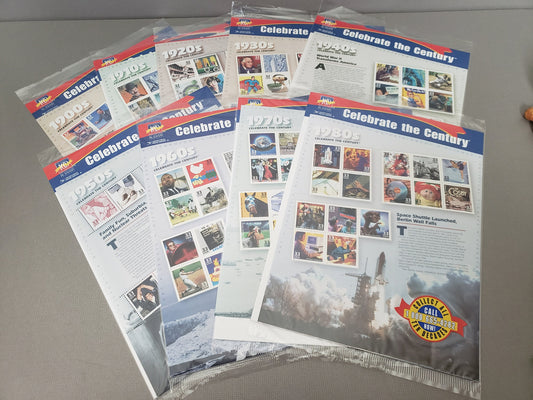 Vintage Stamp Collection Set