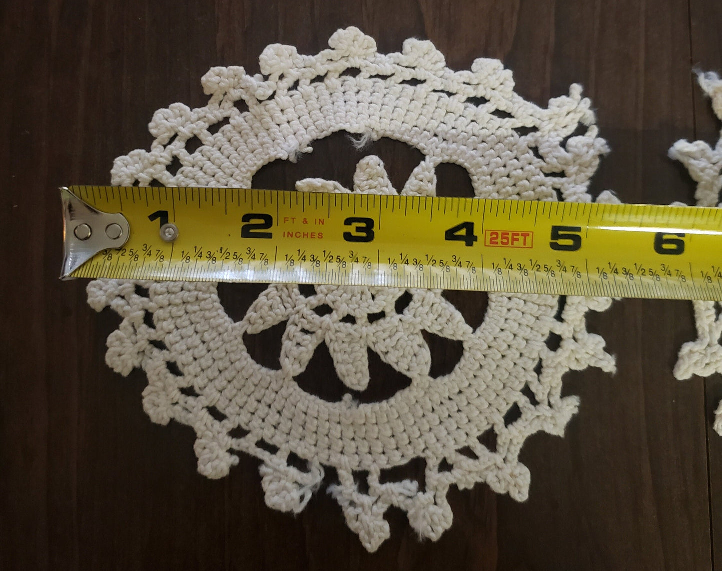 Vintage Crocheted Doilies Set