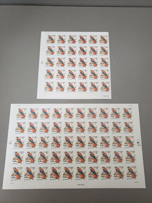 US 1999 1c American Kestrel Stamp Set