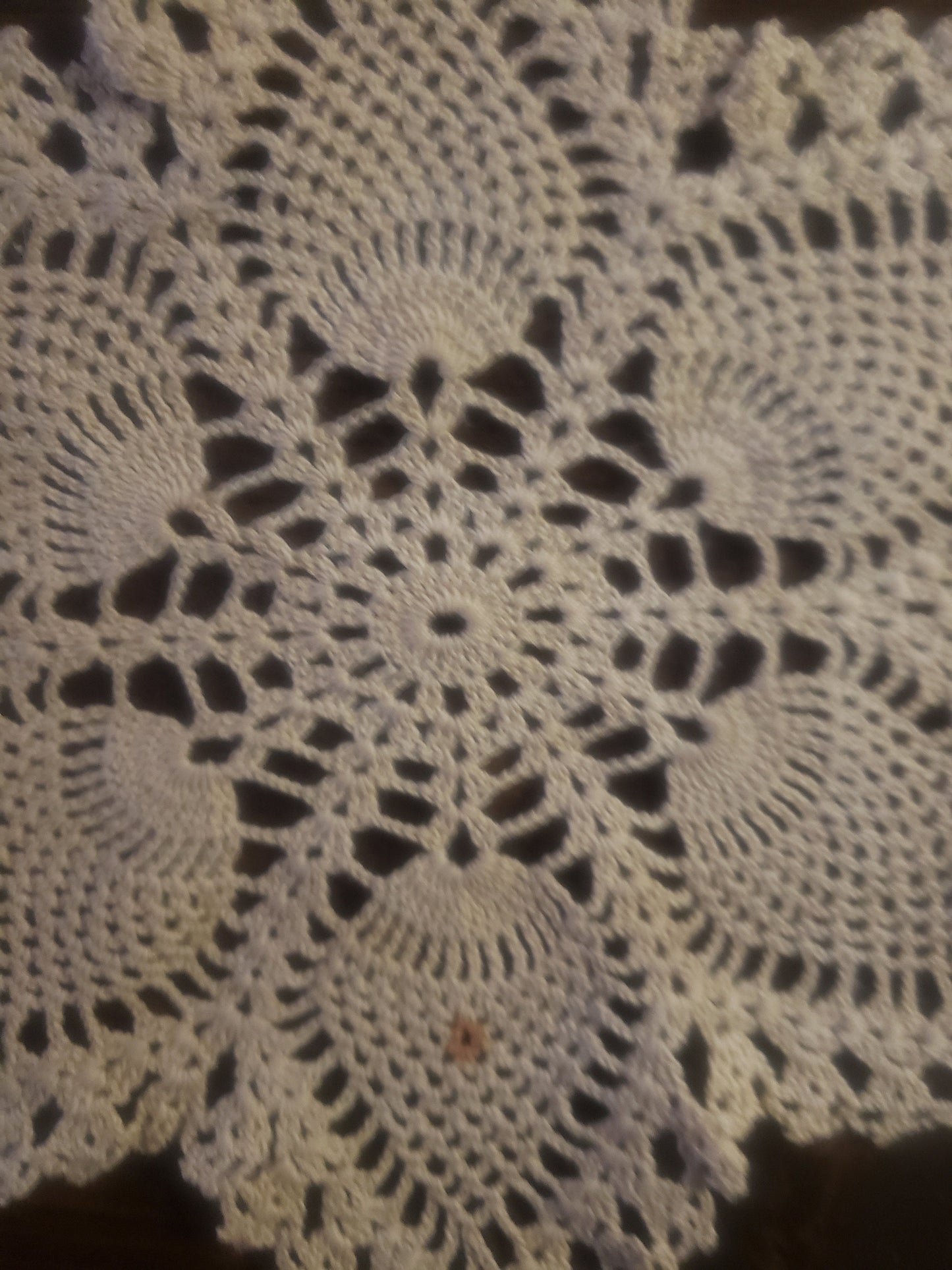 Vintage Handmade Crocheted Doilies - Set of 3